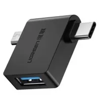 UGREEN Micro USB + USB-C to USB 3.0 Adapter